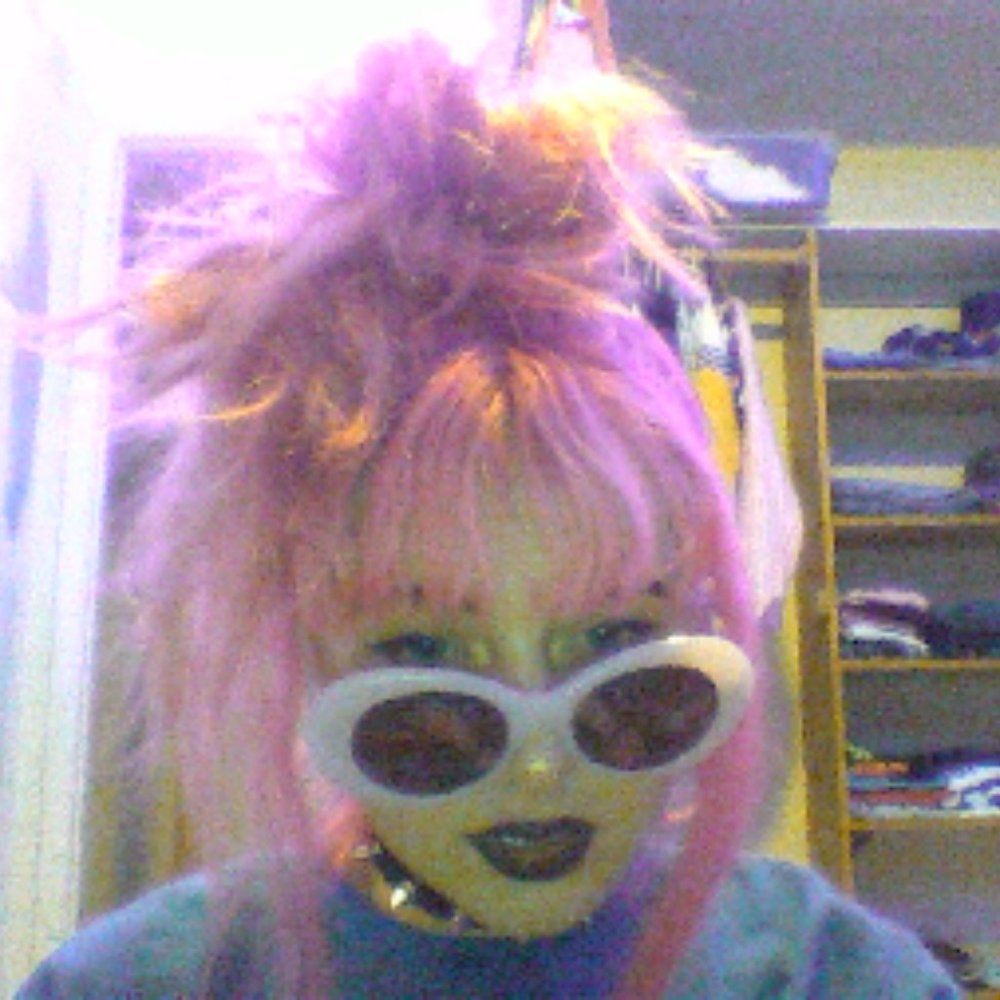 Pink clout goggles/sun glasses